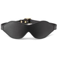 Image of Coco der Mer Black Leather Blindfold