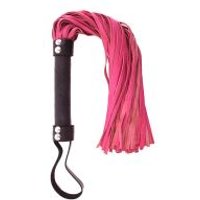Image of Harmony Pink Leather Flogger