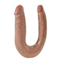 Image of King Cock Small Double Trouble Dildo - Light Skin Tone