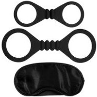 Image of Bound To Please Blindfold, Wrist and Ankle Cuffs Set