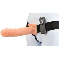 Image of Loving Joy 8 Inch Vibrating Hollow Strap On