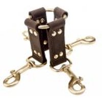 Image of Bound Nubuck Leather 4-Way Hogtie