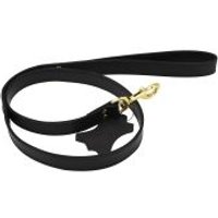 Image of Bound Noir Nubuck Leather Leash