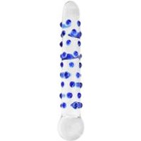 Image of Spectrum Nubby Textured Glass Dildo
