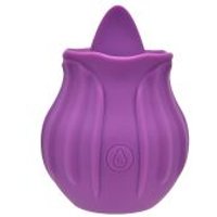 Image of Loving Joy Rose Licking Clitoral Vibrator - Purple