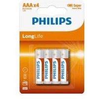 Image of Philips 4 Pack AAA Size Batteries