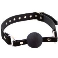 Image of Harmony Black Leather Ball Gag