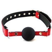 Image of Harmony Red Leather Ball Gag