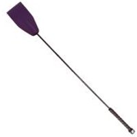 Image of Harmony Purple Leather Riding Crop