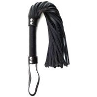 Image of Harmony Black Leather Flogger