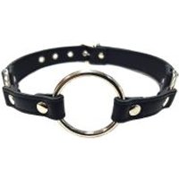 Image of Harmony Black Leather O-Ring Gag
