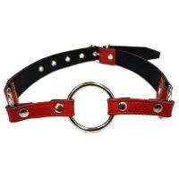 Image of Harmony Red Leather O-Ring Gag