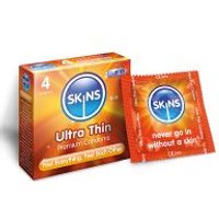Image of Skins Ultra Thin Condoms - 4 Skins