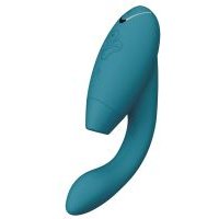 Image of Womanizer Duo 2 Rechargeable G-Spot and Clitoral Stimulator - Petrol