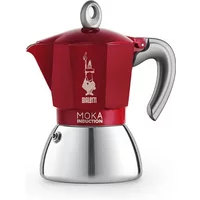 Bialetti Moka Induction 4 Cup Espresso Maker Red