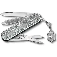Victorinox Swiss Army Knife Classic SD Brilliant Carbon Damast