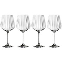 Nachtmann Set of 4 Gin & Tonic Fluted Crystal Glasses