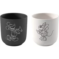 Villeroy & Boch Manufacture Rock Mickey Mouse Set of 2 Coffee Mugs