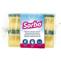 Sorbo Pack of 2 XL Hard Scouring Sponges