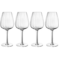 Villeroy & Boch Rose Garden Set of 4 Red Wine Goblets