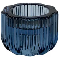 Villeroy & Boch Fleur Bleu 2 in 1 Glass Candleholder