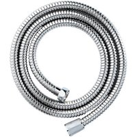 Showerdrape Chrome 2m x 11mm Double Spiral Hose