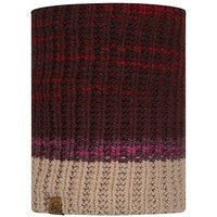 Buff Alina Rusty Maroon Knitted & Fleece Neckwarmer
