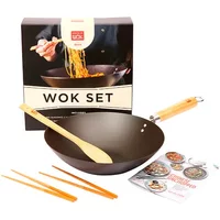 School of Wok Pre-Seasoned Wok Set
