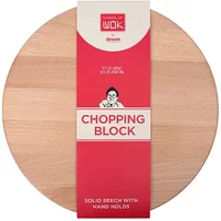 School of Wok Beech Round Chopping Block Board