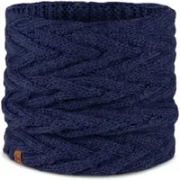 Buff Caryn Midnight Dark Blue Knitted & Fleece Neckwarmer
