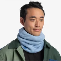 Buff Rutger Light Blue Knit and Fleece Neckwarmer