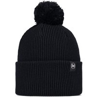 Buff Renvi Black Knitted Beanie Hat
