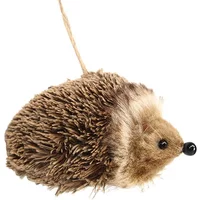 Gisela Graham Faux Fur Hedgehog Hanging Ornament