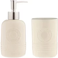 Typhoon Living Cream Soap Dispenser And Tumbler Set