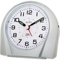 Acctim Europa Alarm Clock Silver