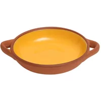 Dexam Sintra Small Glazed Terracotta Tapas Dish Ochre