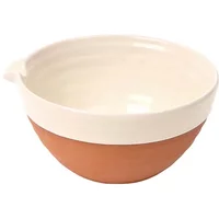 Dexam Porto Terracotta Ribbed Small Mixing Bowl Stone