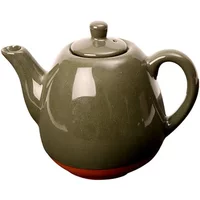 Dexam Sintra Glazed Terracotta 800ml Teapot Olive