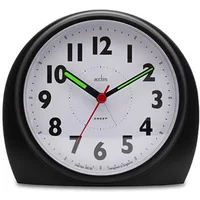 Acctim Jefferson Black Analogue Alarm Clock