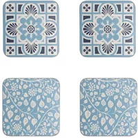 RHS Gertrude Jekyll Set of 4 Coasters Blue