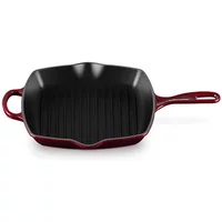 Le Creuset Signature Garnet Cast Iron 26cm Square Grillit