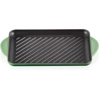 Le Creuset Bamboo Cast Iron 32cm Rectangular Grill