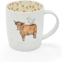 Cooksmart Buttercup Farm Angus Barrel Mug