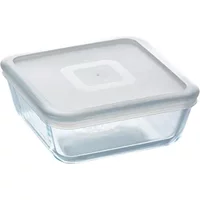 Pyrex Cook & Freeze 0.85L Square Dish with Lid