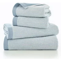 The Lyndon Company Willow Weave Stripe Blue Towel