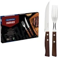 Tramontina 12 Piece Steak Knife & Fork Cutlery Set