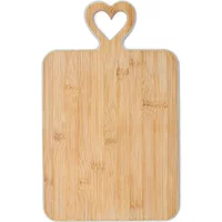 Cooksmart Homestead Bamboo Paddle Board with Heart Shape Cut Out Handle