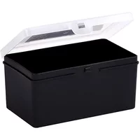 Wham Organiser Box 1.02 14.5cm Deep Recycled Black/Clear