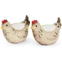 Cooksmart Hen House Lane Set of 2 Egg Cups