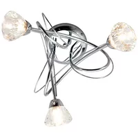 BHS Marianne Small Flush Chrome Ceiling Light